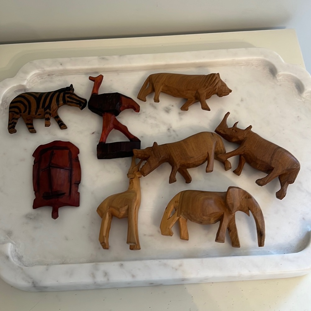 Decor Household Design Wood Art Figurines